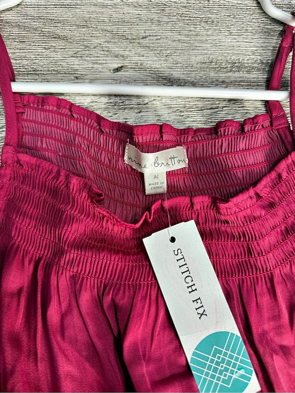 Stitch Fix Pink Tank Top Size Medium NWT - Picture 3 of 5